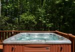 Close up of the hot tub